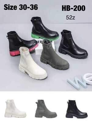 Botki dziewczęce  5AHB-200.KOLORDOWYBORU (30/36,12par)