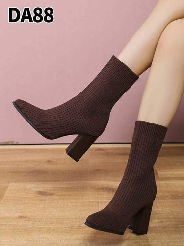 Botki damskie 7ADA88.BROWN (36/41,12par)