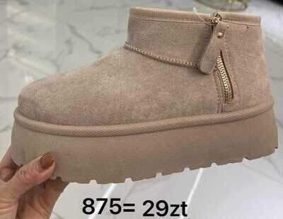 Botki damskie 7A875.BEIGE (36/41,12par)