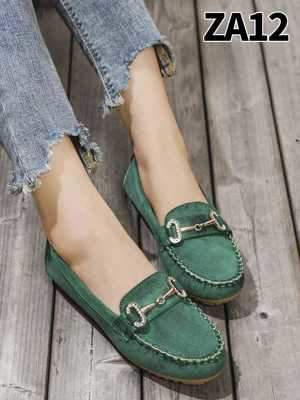 Balerinki damskie 7AZA12.GREEN (36/41,12par)