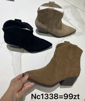 Botki damskie ocieplane NC1338.KOLORDOWYBORU (36/41,12par)