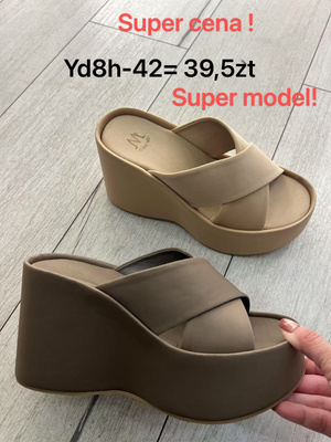 Klapki damskie 7AYD8H-42.KOLORDOWYBORU (36/41,12par)