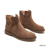 Botki damskie 7AA2905-63.KHAKI (36/41,12par)