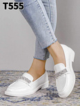 Balerinki damskie 7AT555.WHITE (36/41,12par)