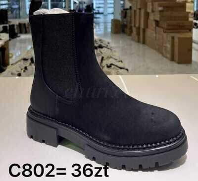 Botki damskie 7AC802.BLACK (36/41,12par)