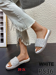 Klapki damskie PS36.WHITE (36/41,12par)
