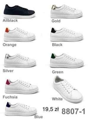 Buty sportowe damskie 7A8807-1.KOLORDOWYBORU (36/41,12par)