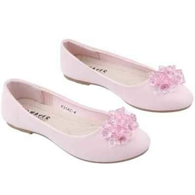 Balerinki dziewczęce   5AF31AC-4.PINK   (31/36,12par)