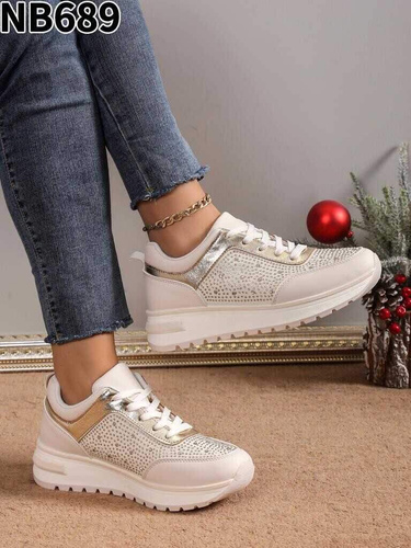 Buty sportowe damskie NB689.BEIGE (36/41,12par)