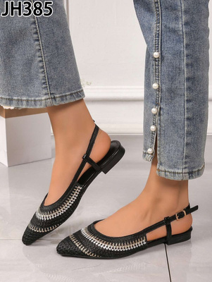 Sandały damskie 7AJH385.BLACK  (36/41,12par)