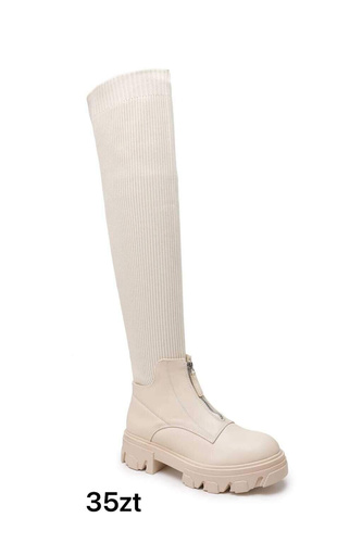 Kozaki damskie 9054.BEIGE (36/41,12par)