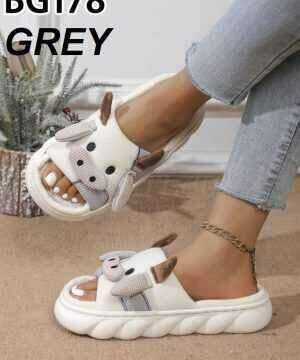 Klapki damskie BG178.GREY (36/41,12par)