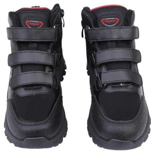 Trzewiki damskie B2047-1.BLACK/RED (36/41,8par)