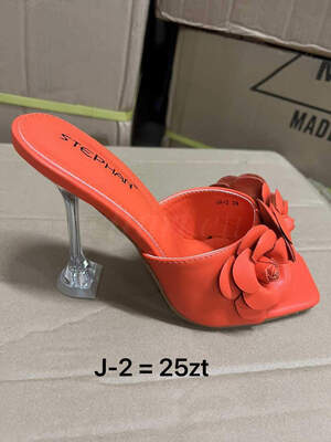 Klapki damskie 7AJ-2.ORANGE (36/41,12par)