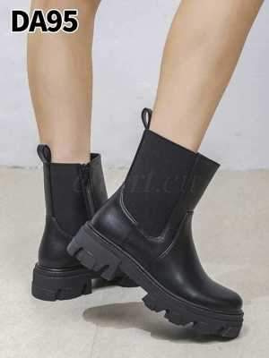 Botki damskie 7ADA95.BLACK Ocieplane (36/41,12par)