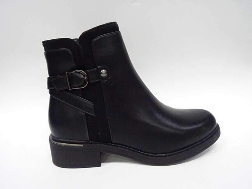 Botki damskie 7ASA192-1.BLACK (36/41,12par)