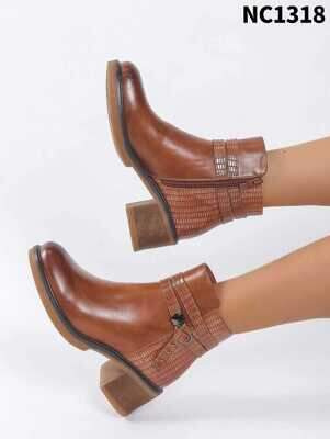 Botki damskie 7ANC1318.CAMEL (36/41,12par)