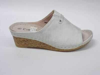 Klapki damskie 7AC9917-4.WHITE (36/41,12par)