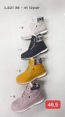 Trzewiki damskie 7ALS21.KOLORDOWYBORU (36/41,12par)
