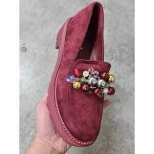 Półbuty damskie   7AHB-237.WINE    (36/41,12par)