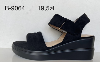 Sandały damskie B-9064.BLACK (36/41,12par)