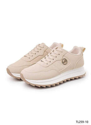 Buty sportowe damskie 7ATL259-10.KHAKI (36/41,12par)