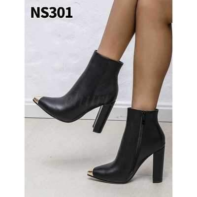 Botki damskie 7ANS301.BLACK Ocieplane (36/41,12par)