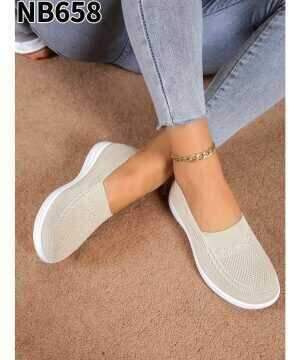 Trampki damskie 7ANB658.BEIGE (36/41,12par)