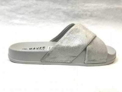 Klapki damskie 7AHN08B-2.SILVER (36/41,12par)