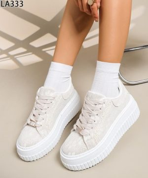 Buty sportowe damskie 7ALA333.BEIGE  (36/41,12par)