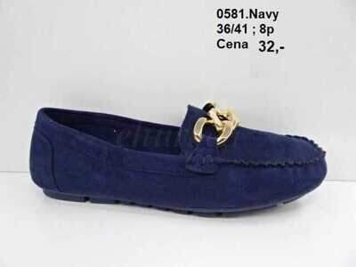 Mokasyny damskie 7A0581.NAVY (36/41,8par)