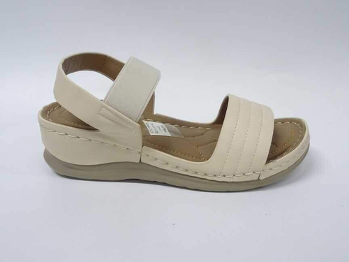 Sandały damskie 7AQ5-5.BEIGE (36/41,12par)