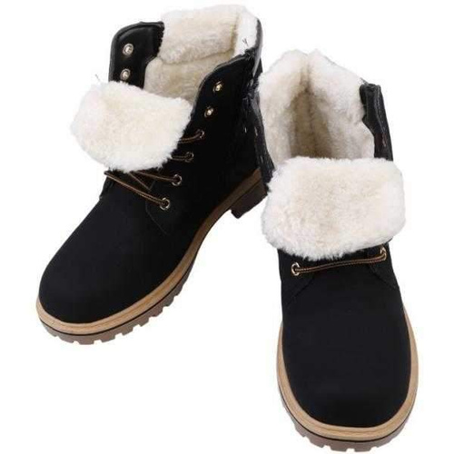 Trzewiki damskie B166-19.BLACK/BROWN (37/41,8par)