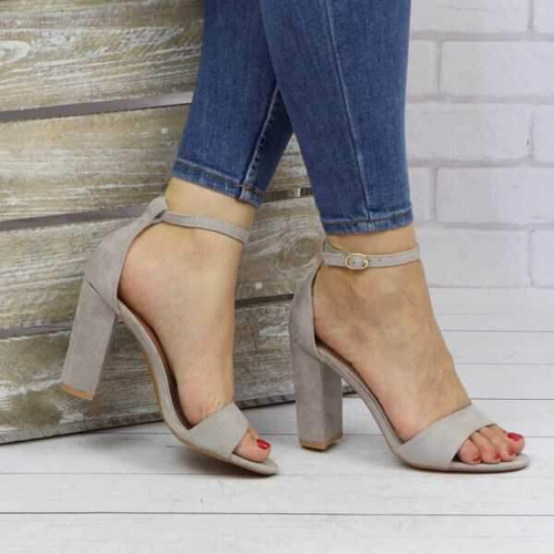 Sandały damskie  7ATU132.GREY  (36/41,12par)