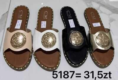 Klapki damskie 7A5187.KOLORDOWYBORU (36/41,12par)