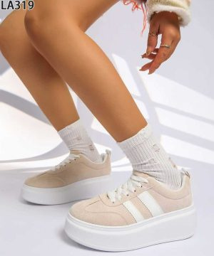 Buty sportowe damskie 7ALA319.BEIGE (36/41,12par)
