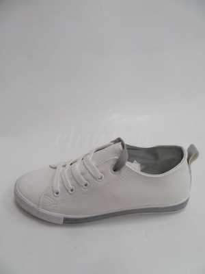 Trampki damskie G601-2.WHITE/GREY (36/41,12par)