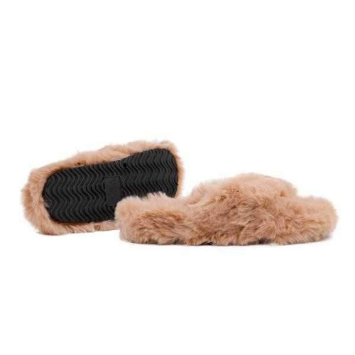 Klapki damskie HN58-14.CAMEL (36/41,12par)