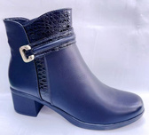 Botki damskie G6621-1.BLACK Ocieplane (36/41,12par)