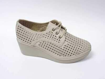 Półbuty damskie 7A2657-3.BEIGE (36/41,12par)
