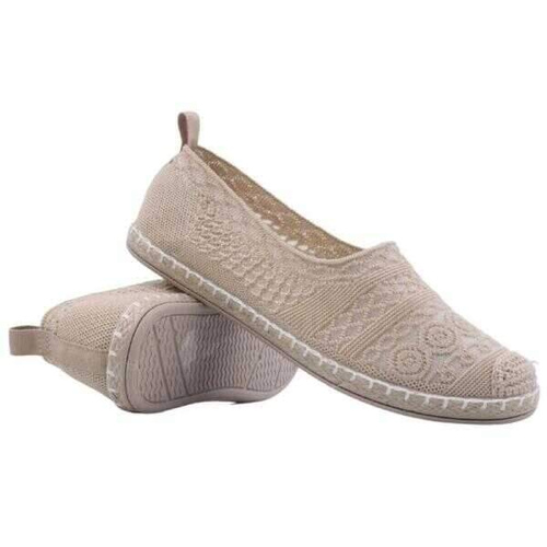 Balerinki damskie F119-11.BEIGE (36/41,12par)