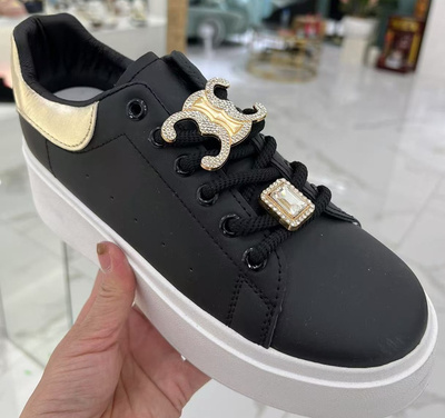 Buty sportowe damskie 7AYH38.BLACK (36/41,12par)