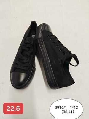 Trampki damskie 7A3916-1.ALLBLACK (36/41,12par)