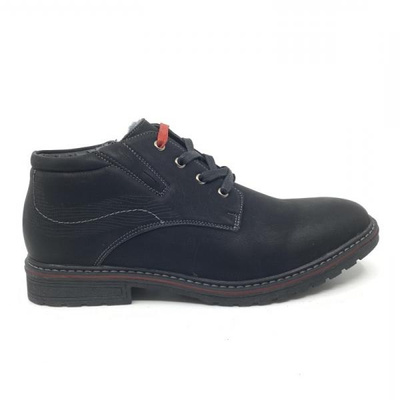 Trzewiki męskie A2012-1.BLACK/RED (41/46,8par)