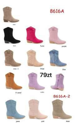Botki damskie 7A8616A.KOLORDOWYBORU (36/41,12par)