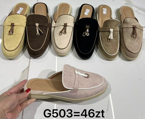 Klapki damskie G503.KOLORDOWYBORU (36/41,12par)