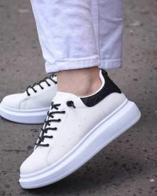 Buty sportowe damskie 7ASX91.WHITE/BLACK (36/41,12par)