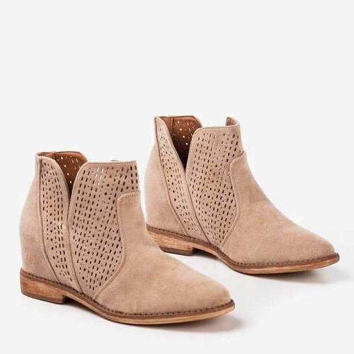 Botki damskie 7AA3733-39.BEIGE (36/41,12par)