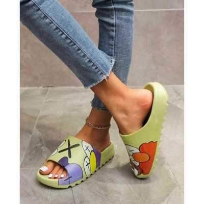 Klapki damskie 7ACK240.GREEN  (36/41,12par)