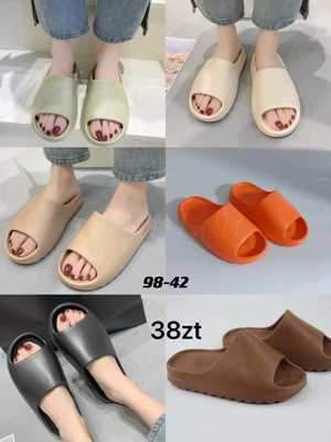 Klapki damskie 7A98-42.KOLORDOWYBORU (36//41,12par)